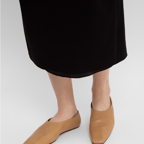 The Row Tan Square Toe Pump Flats - Picture 6 of 10